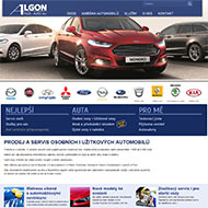 Webové stránky Algon Plus Auto
